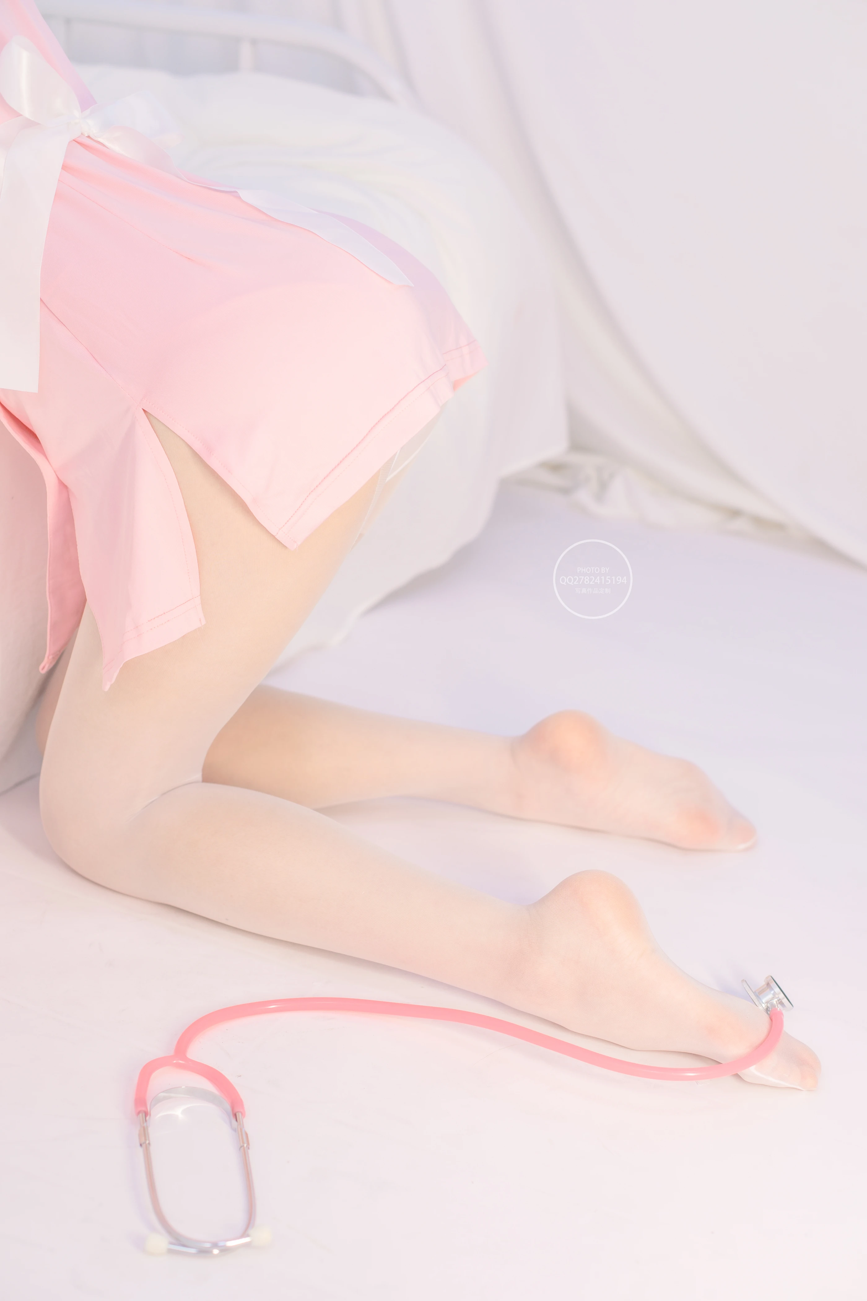 森萝财团 有料 NO.041粉嫩护士服白丝 [62P]插图8